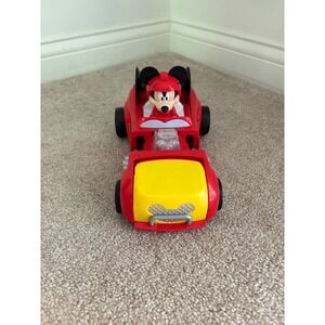 Mickey Mouse Roadster Racer Toy Car‎ Vehicle Red Disney Junior Number 28